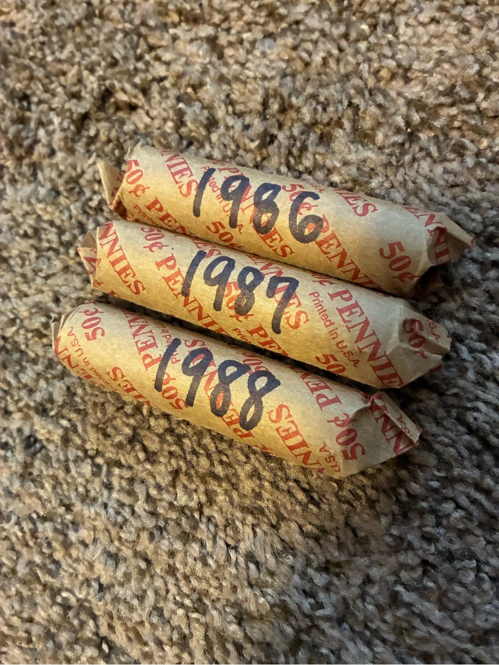 Pennies – Set of 3 (1986–1988)